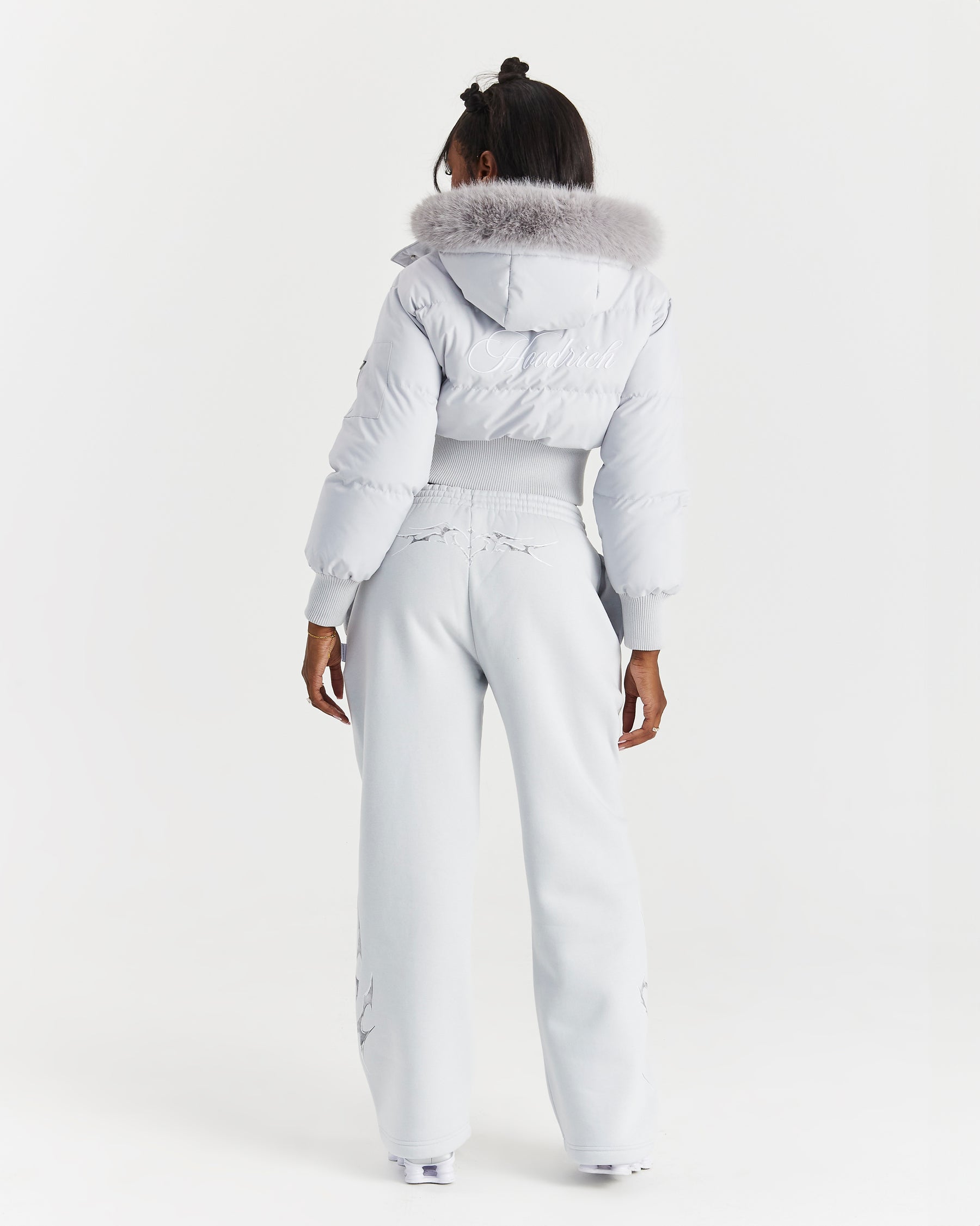 Forsyth Puffer Jacket - Grey/Fur