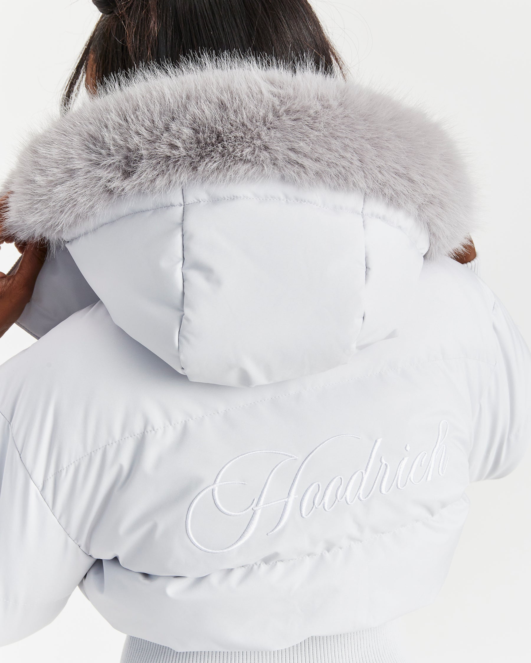 Forsyth Puffer Jacket - Grey/Fur