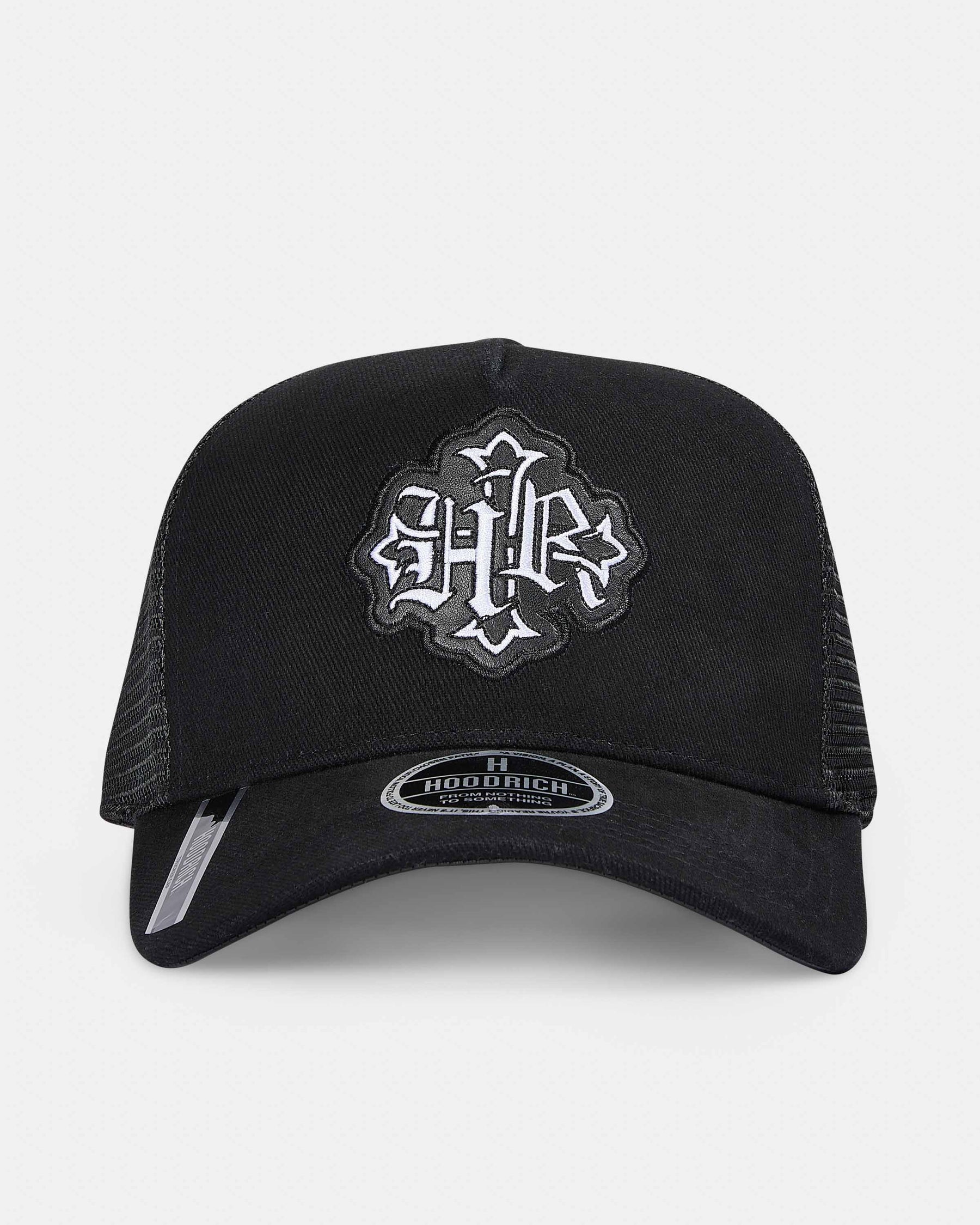 Virtux 5 Panel Trucker Cap - Black/White