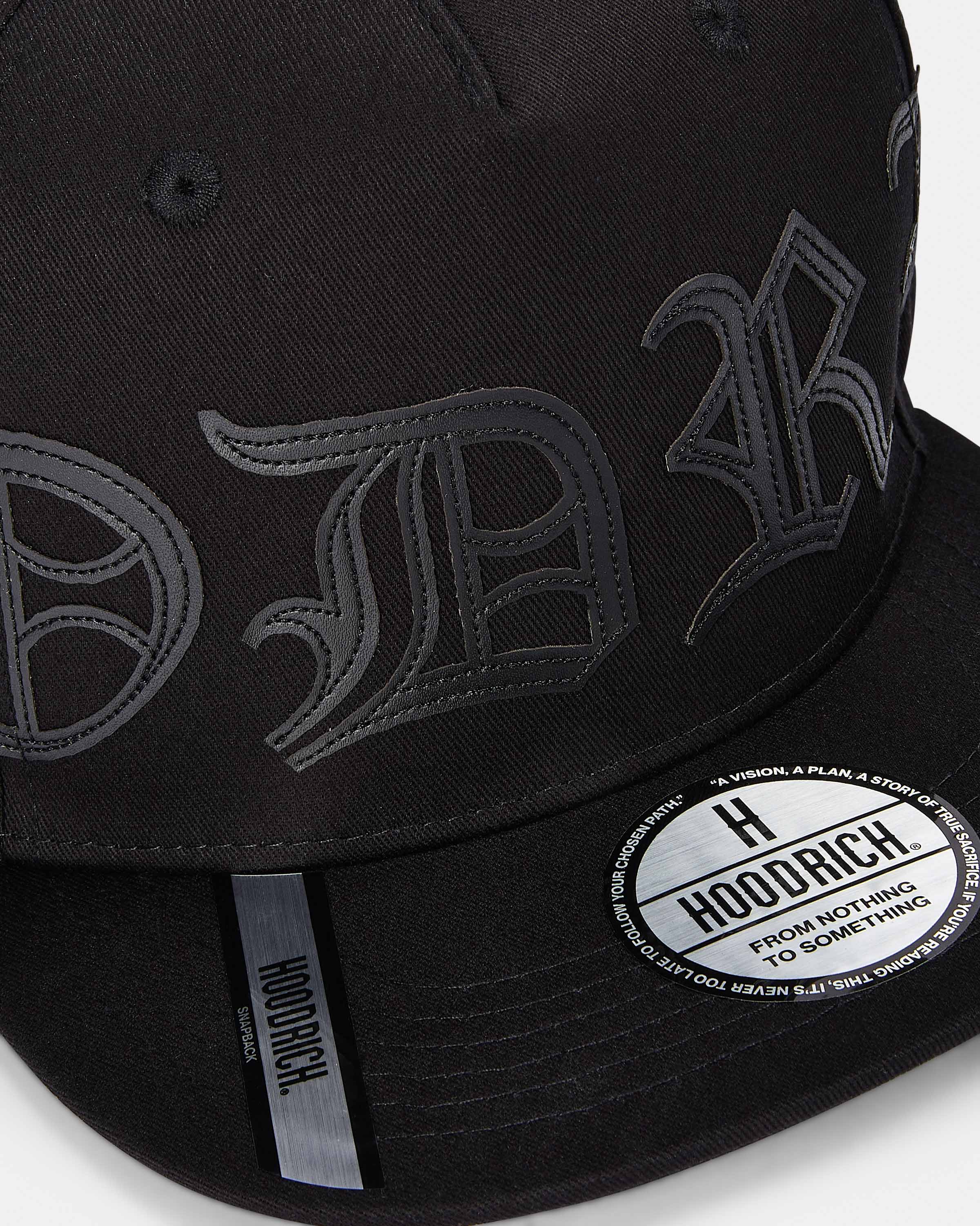 Inkline Snapback Cap - Black