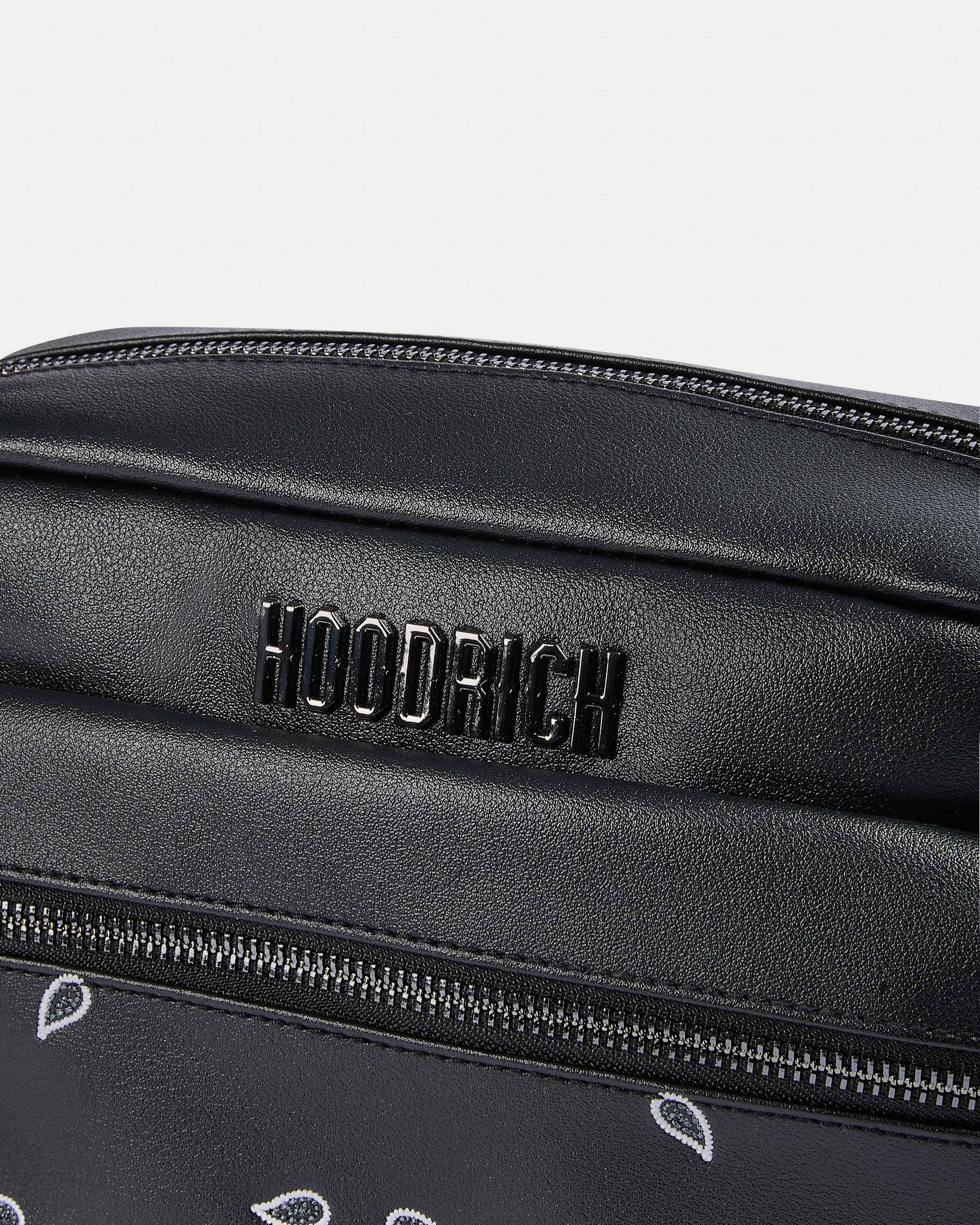 Motif Cross Body Bag - Black/White