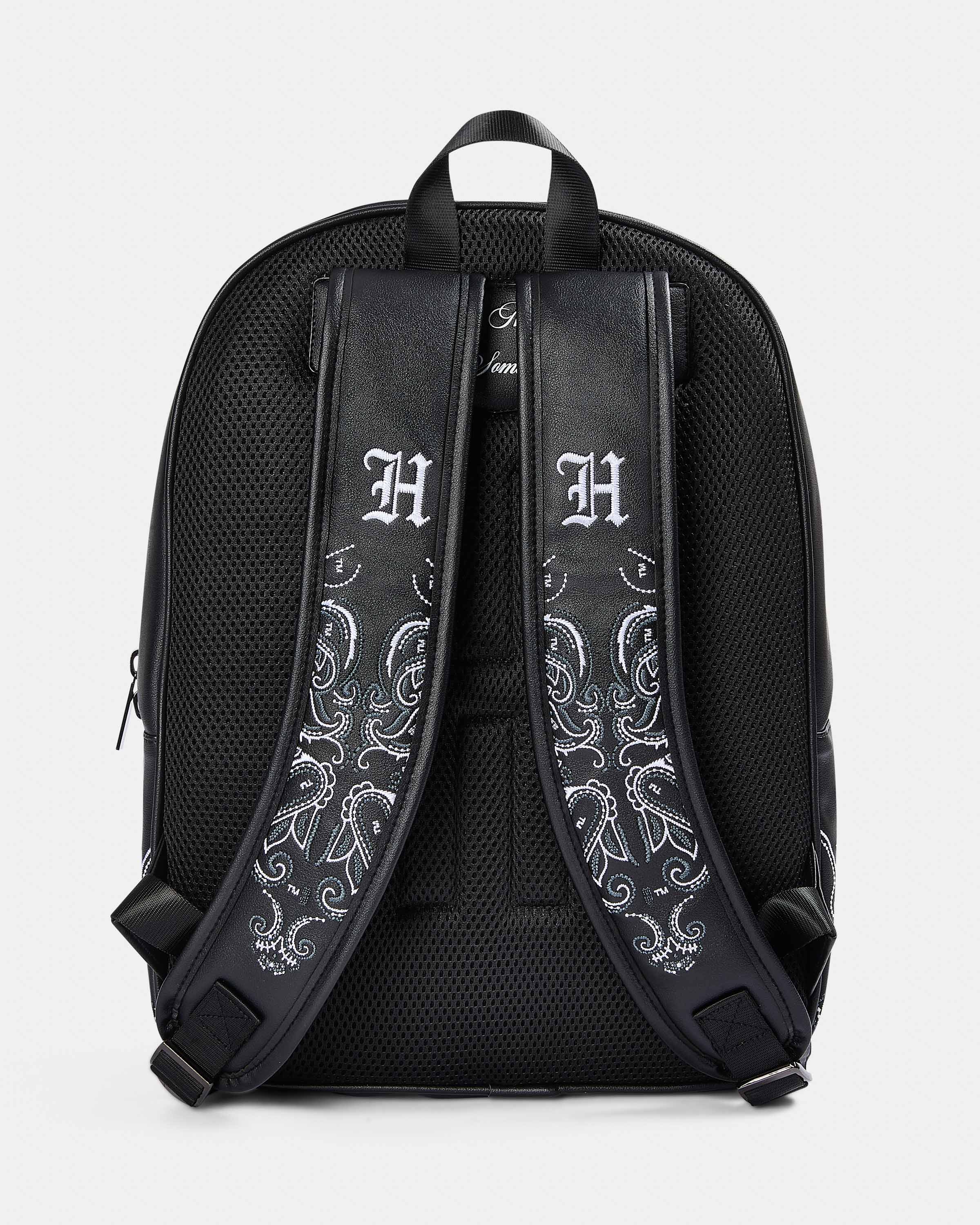 Motif Backpack - Black/White