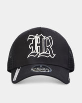 Helix 5 Panel Trucker Cap - Black/White