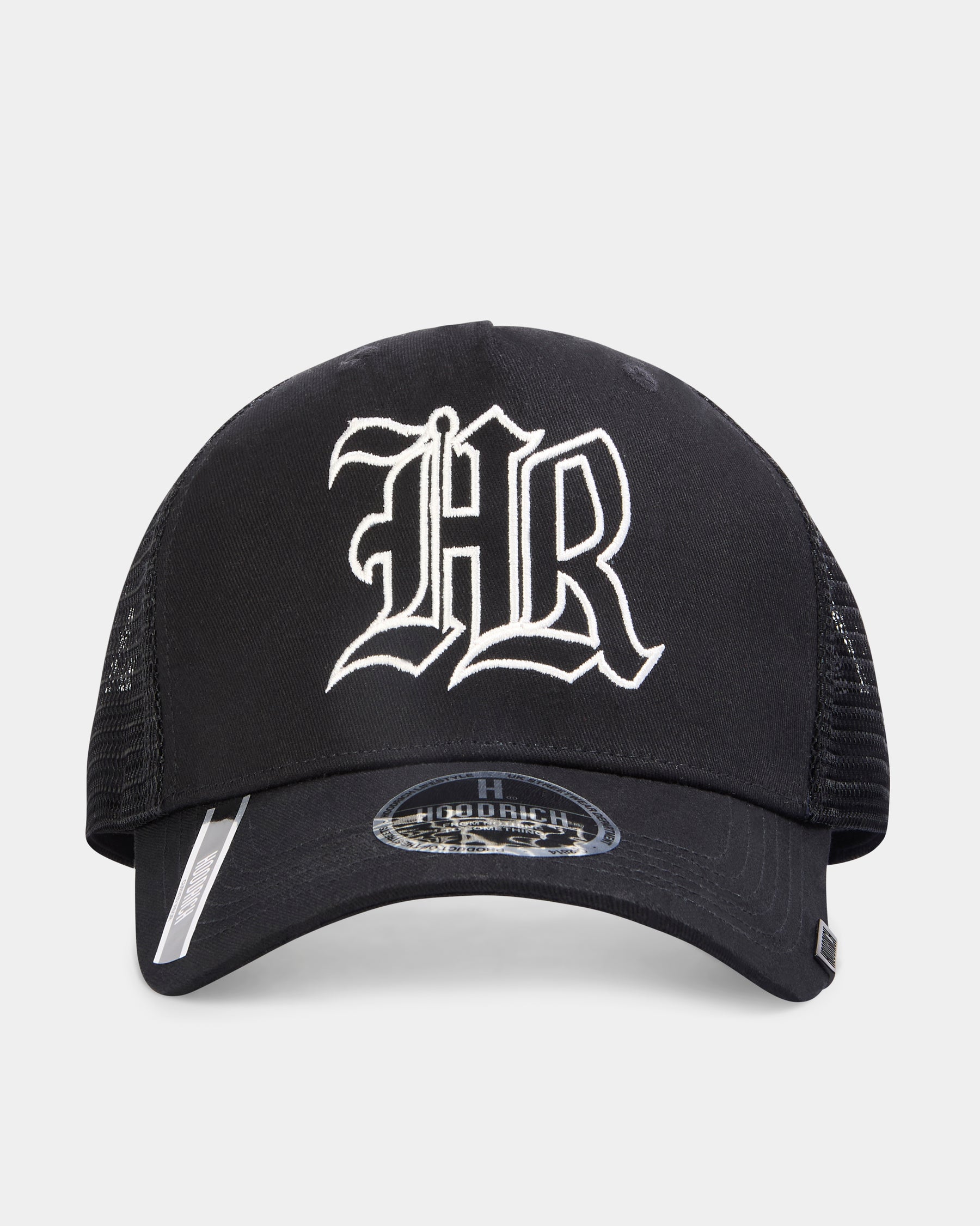 Helix 5 Panel Trucker Cap - Black/White