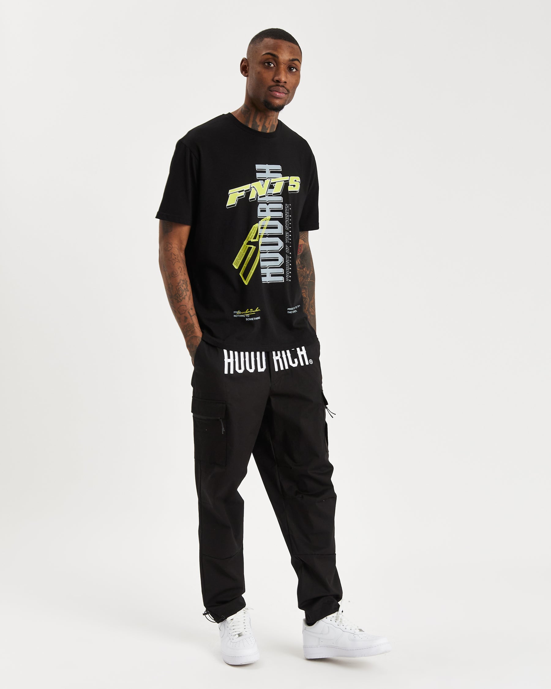 OG Trek Cargo Pants - Black/White