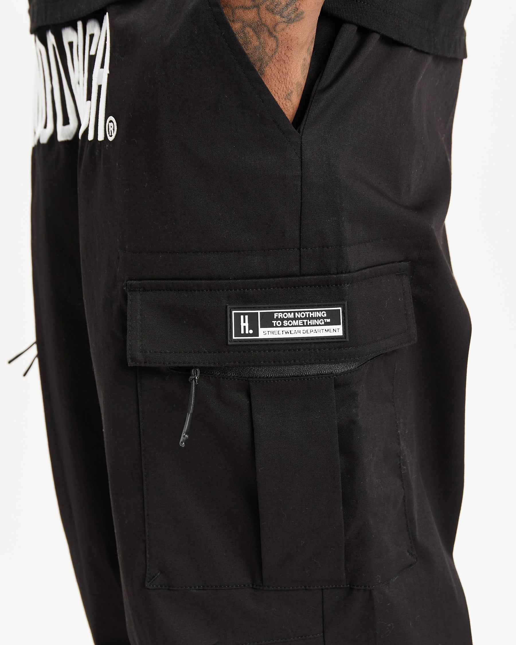 OG Trek Cargo Pants - Black/White