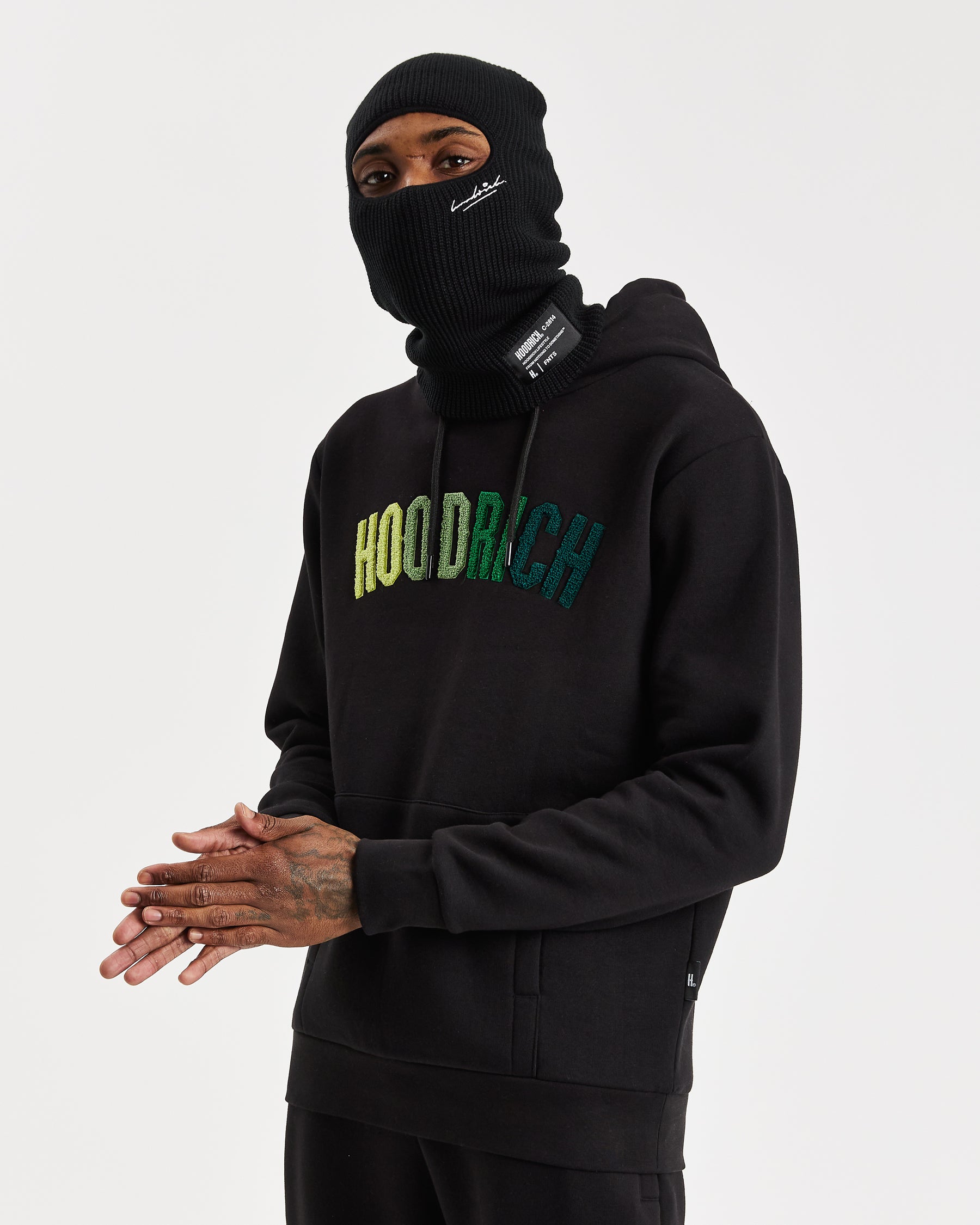 OG Knitted Balaclava - Black/White