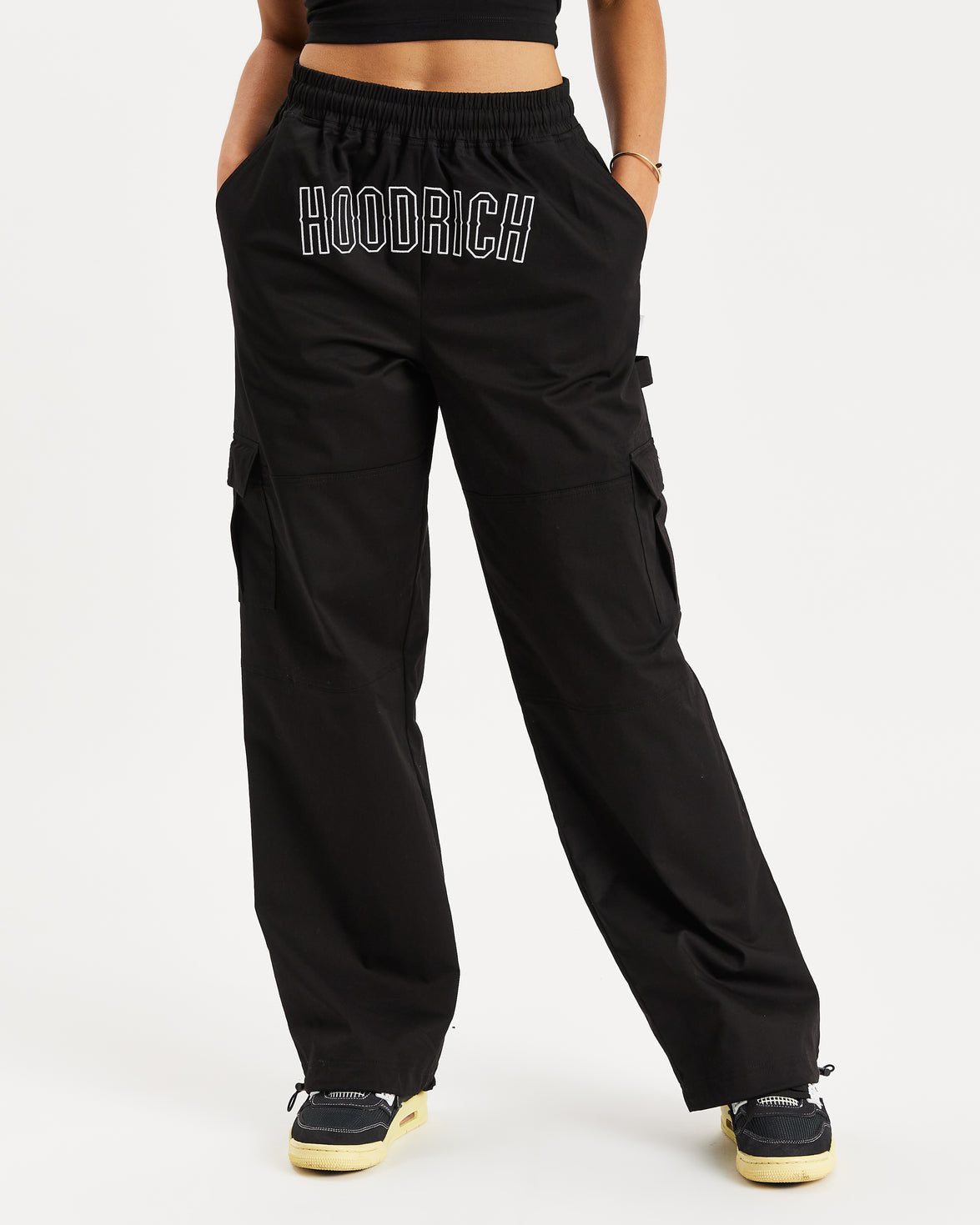 OG Combat Cargo Pants - Black/White/Red