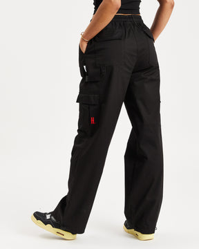 OG Combat Cargo Pants - Black/White/Red