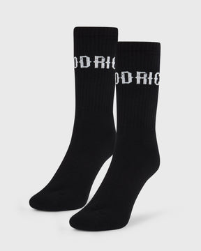 OG Core 3 Pack Crew Socks - Black/White