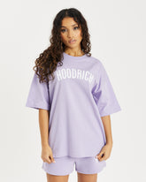 OG Staple Boyfriend T-shirt - Lavender/White