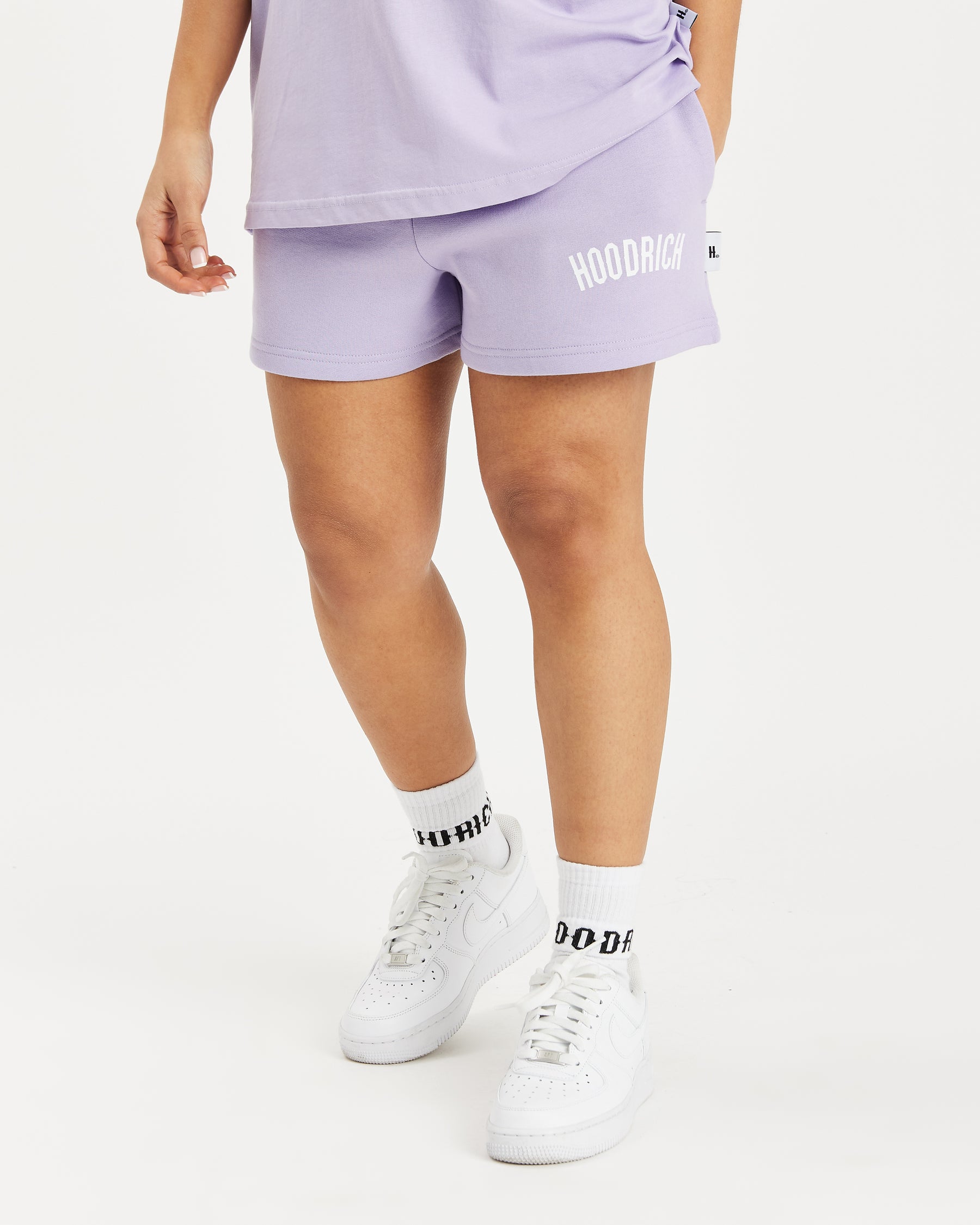 OG Staple Shorts - Lavender/White