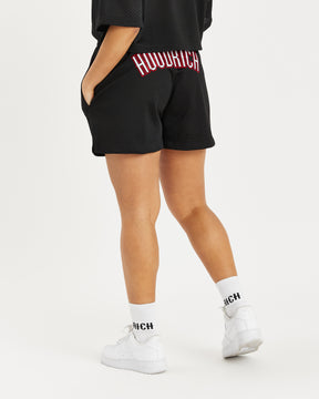 OG Court Shorts - Black/White/Red