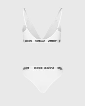 OG Core Triangle Bralette - White/Black