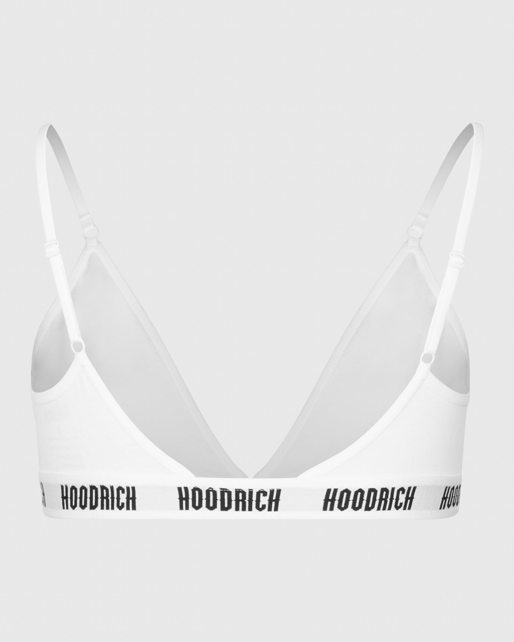 White Hoodrich Logo Triangle Bralette - JD Sports Global